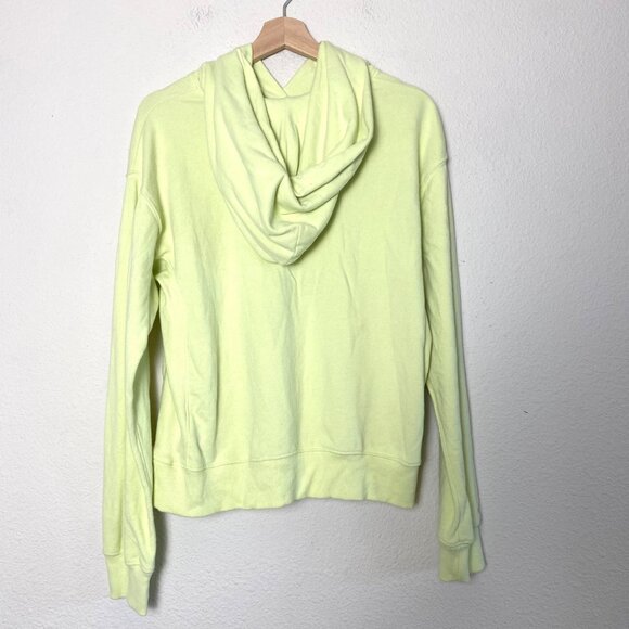 The North Face Long Sleeve Pullover Hoodie Sweatshirt Pale Yellow Medium - Picture 2 of 5